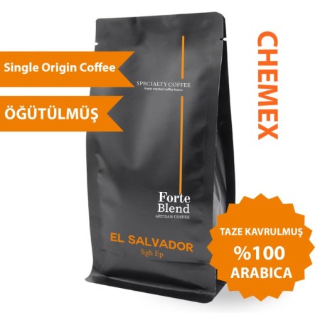 Forte Blend El Salvador Sgh Ep Kahve 250 GR - Chemex için öğütülmüş