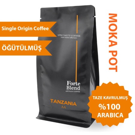 Forte Blend Tanzania AA Kahve 250 GR - Moka Pot için öğütülmüş