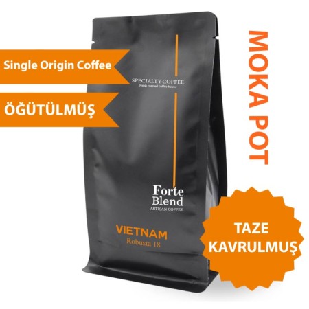 Forte Blend Vietnam Robusta 18 Kahve 250 GR - Moka Pot için öğütülmüş