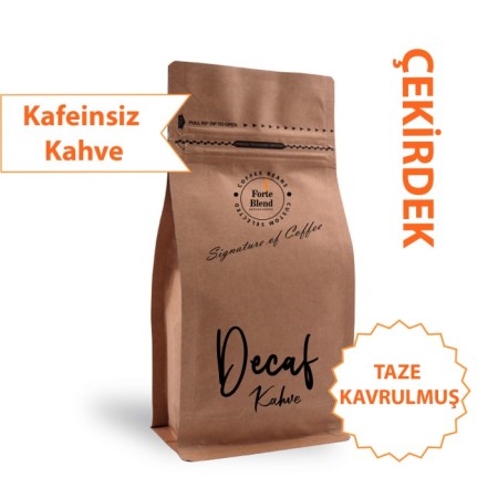 Forte Blend Decaf Kafeinsiz Kahve 200 GR - Çekirdek (Öğütülmemiş)