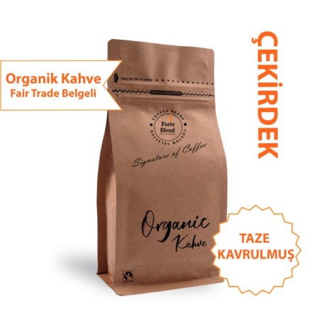 Forte Blend Organic  Kahve 250 GR - Çekirdek (Öğütülmemiş)