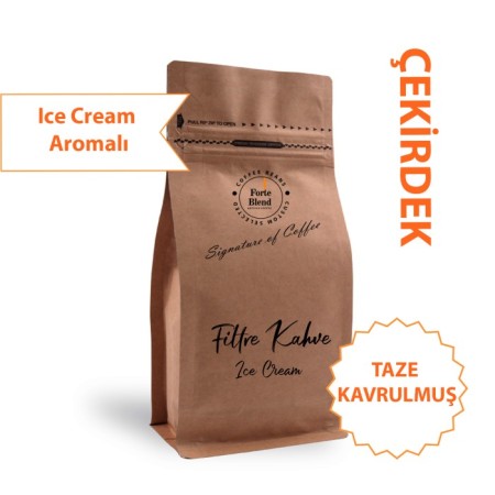 Forte Blend Filtre Kahve Ice Cream Aromalı 200 GR - Çekirdek (Öğütülmemiş)