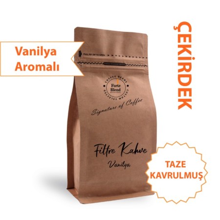 Forte Blend Filtre Kahve Vanilya Aromalı 200 GR - Çekirdek (Öğütülmemiş)