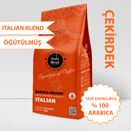Forte Blend Italian Blend Kahve 1000 GR - Çekirdek (Öğütülmemiş)