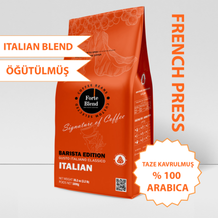 Forte Blend Italian Blend Kahve 1000 GR - French Press için öğütülmüş