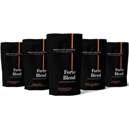 Forte Blend Artisan Coffee Big Five World Tanışma Paketi  Aeropress 5 x 100 GR