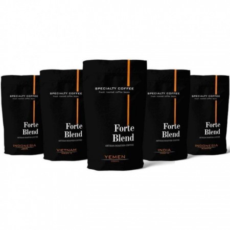 Forte Blend  Big Five Asia Tanışma Paketi V60 için  5 Adet x 100 GR - V60 için öğütülmüş